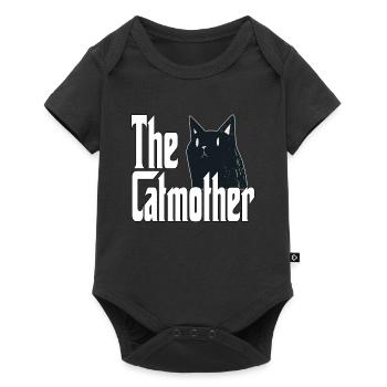 Maman chat La mère chat folle Chat Mère Kitty Maman - Body à manches courtes Premium Bébé - noir - Devant