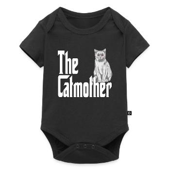 Maman chat La mère chat folle Chat Mère Kitty Maman - Body à manches courtes Premium Bébé - noir - Devant