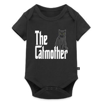 Maman chat La mère chat folle Chat Mère Kitty Maman - Body à manches courtes Premium Bébé - noir - Devant