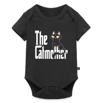 Maman chat La mère chat folle Chat Mère Kitty Maman - Body à manches courtes Premium Bébé - noir - Devant
