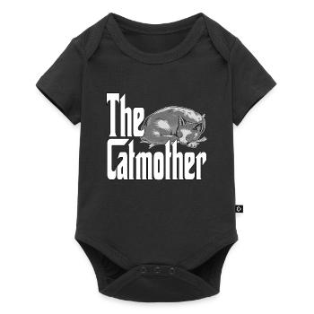Maman chat La mère chat folle Chat Mère Kitty Maman - Body à manches courtes Premium Bébé - noir - Devant