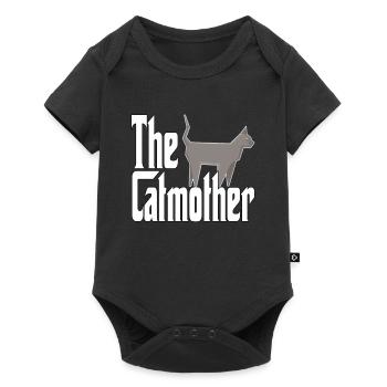 Maman chat La mère chat folle Chat Mère Kitty Maman - Body à manches courtes Premium Bébé - noir - Devant