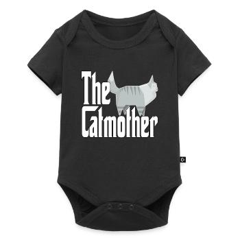 Maman chat La mère chat folle Chat Mère Kitty Maman - Body à manches courtes Premium Bébé - noir - Devant
