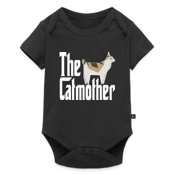 Maman chat La mère chat folle Chat Mère Kitty Maman - Body à manches courtes Premium Bébé - noir - Devant