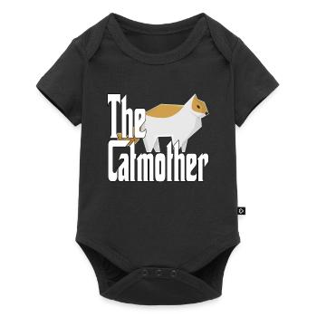 Maman chat La mère chat folle Chat Mère Kitty Maman - Body à manches courtes Premium Bébé - noir - Devant