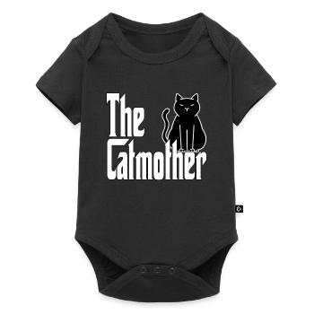 Maman chat La mère chat folle Chat Mère Kitty Maman - Body à manches courtes Premium Bébé - noir - Devant