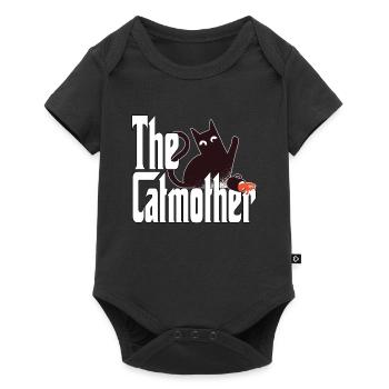 Maman chat La mère chat folle Chat Mère Kitty Maman - Body à manches courtes Premium Bébé - noir - Devant