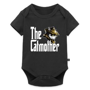 Maman chat La mère chat folle Chat Mère Kitty Maman - Body à manches courtes Premium Bébé - noir - Devant