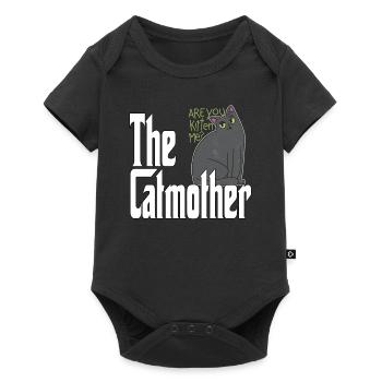 Maman chat La mère chat folle Chat Mère Kitty Maman - Body à manches courtes Premium Bébé - noir - Devant