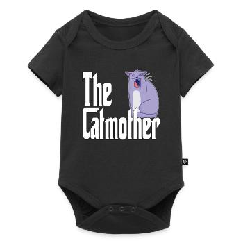 Maman chat La mère chat folle Chat Mère Kitty Maman - Body à manches courtes Premium Bébé - noir - Devant