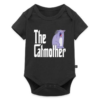 Maman chat La mère chat folle Chat Mère Kitty Maman - Body à manches courtes Premium Bébé - noir - Devant