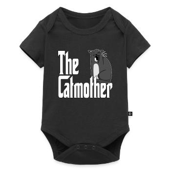 Maman chat La mère chat folle Chat Mère Kitty Maman - Body à manches courtes Premium Bébé - noir - Devant