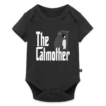 Maman chat La mère chat folle Chat Mère Kitty Maman - Body à manches courtes Premium Bébé - noir - Devant