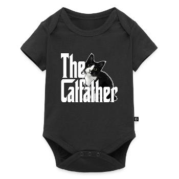 Cat Father The Catfather Crazy Cat Dad Dad - Baby Premium short-sleeve bodysuit - black - Front