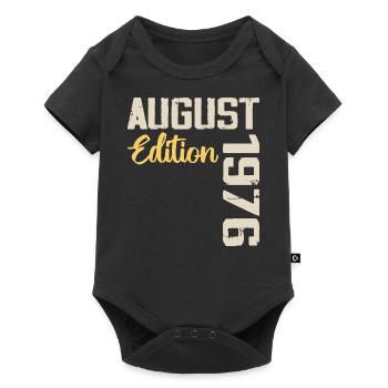 Jubiläum August 1976 - Limitierte Auflage August 1976 - Baby Premium Kurzarmbody - Schwarz - Vorne