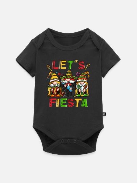 Let's Fiesta Mexico Holiday Music Band Holiday Shirt - Baby Premium short-sleeve bodysuit - black