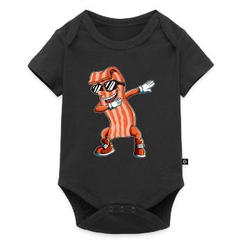 Pork Bacon Bacon Dab Dabbing Grill Shirt - Baby Premium short-sleeve bodysuit - black - Front