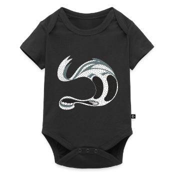 MR. WAVE is leaving soon - Baby Premium short-sleeve bodysuit - black - Front