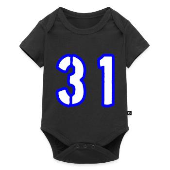 31 Symbole numérique - Body à manches courtes Premium Bébé - noir - Devant