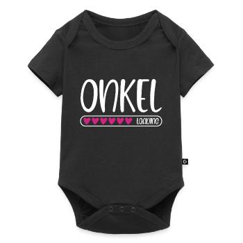 Onkel loading - Baby Premium Kurzarmbody - Schwarz - Vorne