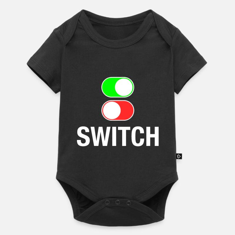 switch - Baby Premium short-sleeve bodysuit - black