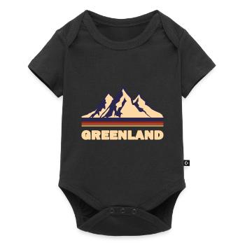 greenland - Baby Premium short-sleeve bodysuit - black - Front