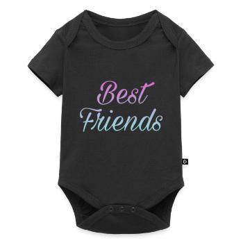 Best friend - best friend - Baby Premium short-sleeve bodysuit - black - Front