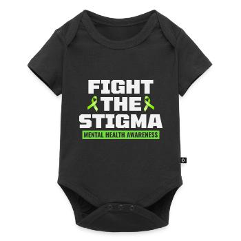 Mental Health Awareness - Baby Premium short-sleeve bodysuit - black - Front