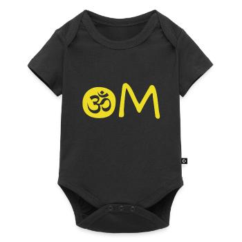 Om Chakra - Baby Premium Kurzarmbody - Schwarz - Vorne