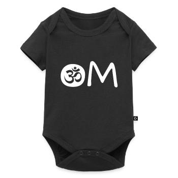 Om Chakra - Baby Premium Kurzarmbody - Schwarz - Vorne