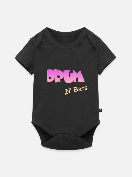 Drum n Bass, Techno, Minimal - Baby Premium Kurzarmbody - Schwarz