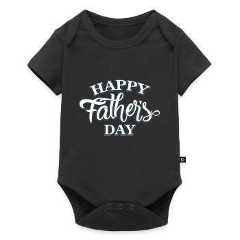 Bonne fête des pères - Body à manches courtes Premium Bébé - noir - Devant