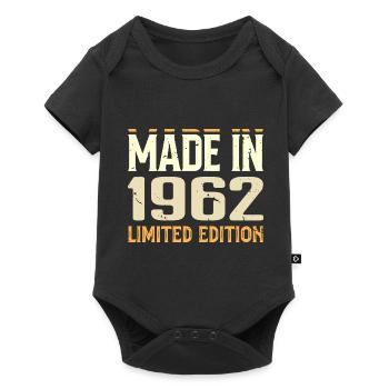 Cadeau Anniversaire 1962 Génial Depuis 1962 Retro - Body à manches courtes Premium Bébé - noir - Devant
