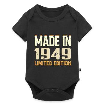 Awesome 1949 Anniversary Gift Since 1949 Retro - Baby Premium short-sleeve bodysuit - black - Front