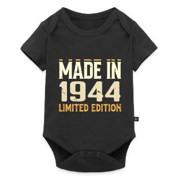 Awesome 1944 Anniversary Gift From 1944 Retro - Baby Premium short-sleeve bodysuit - black - Front