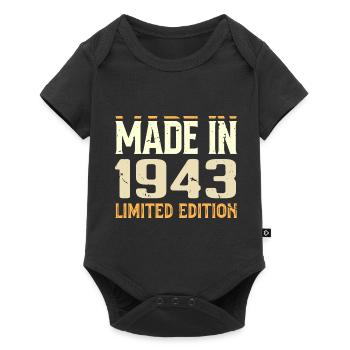 Awesome 1943 Birthday Gift From 1943 Retro - Baby Premium short-sleeve bodysuit - black - Front