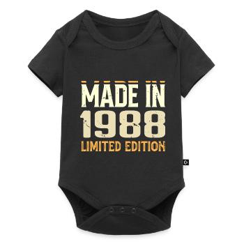 Cadeau Anniversaire 1988 Génial Depuis 1988 Retro - Body à manches courtes Premium Bébé - noir - Devant