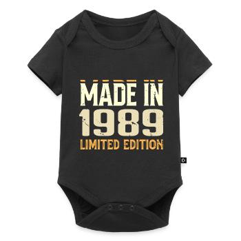 Cadeau Anniversaire 1989 Génial Depuis 1989 Retro - Body à manches courtes Premium Bébé - noir - Devant