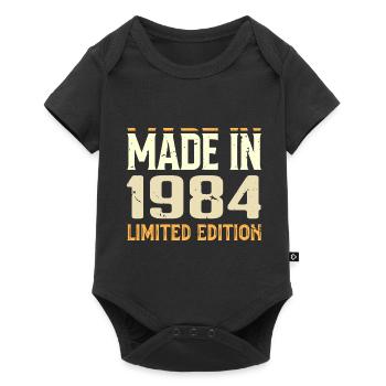 Cadeau Anniversaire 1984 Génial Depuis 1984 Retro - Body à manches courtes Premium Bébé - noir - Devant