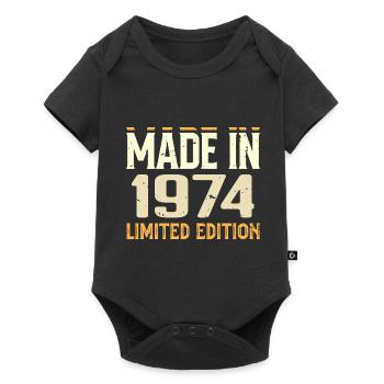 Awesome 1974 Birthday Gift Since 1974 Retro - Baby Premium short-sleeve bodysuit - black - Front