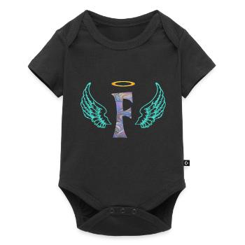 Angel F E 45 - Baby Premium short-sleeve bodysuit - black - Front