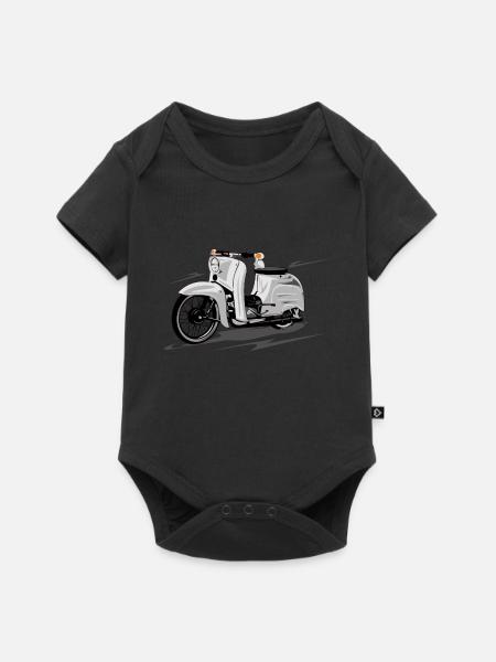 Simson Schwalbe KR51 Roller - Baby Premium Kurzarmbody - Schwarz