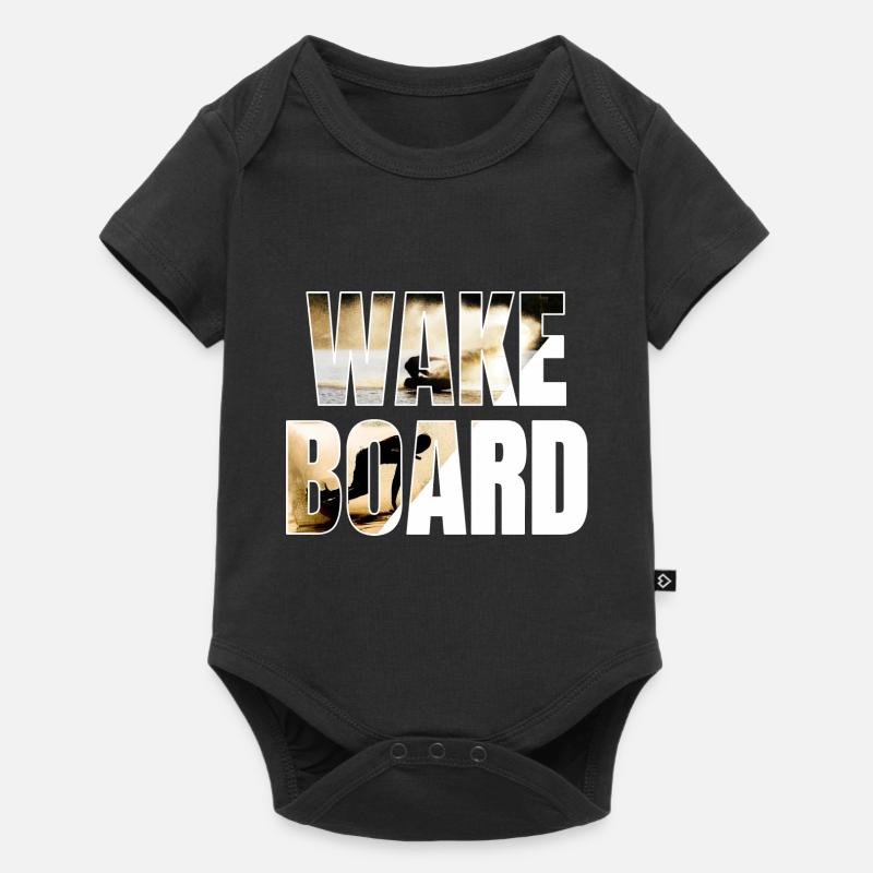 Wakeboard Wakeskate Bateau De Wakeboard - Body à manches courtes Premium Bébé - noir