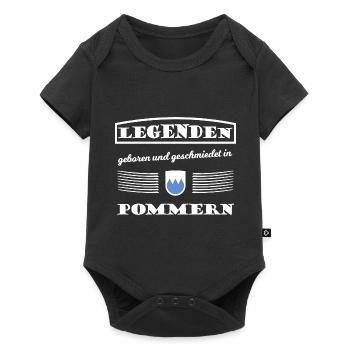 Légendes de Poméranie - Body à manches courtes Premium Bébé - noir - Devant