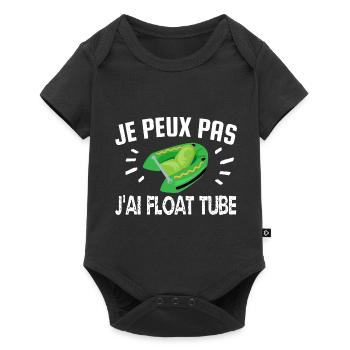 je peux pas j'ai float tube - Body à manches courtes Premium Bébé - noir - Devant