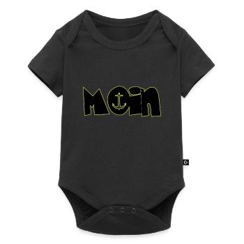 MOIN - Baby Premium Kurzarmbody - Schwarz - Vorne