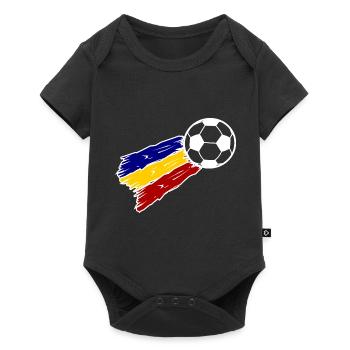Sports et Ball Friends Roumanie - Body à manches courtes Premium Bébé - noir - Devant
