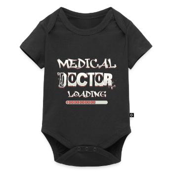 Medical Doctor Loading Funny Med School Phrase - Baby Premium short-sleeve bodysuit - black - Front