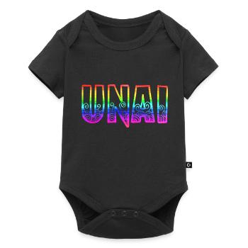 Unai RS Arc-en-ciel - Body à manches courtes Premium Bébé - noir - Devant