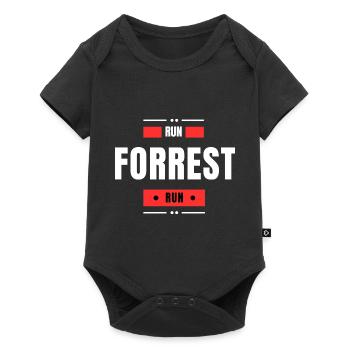 Run - Baby Premium short-sleeve bodysuit - black - Front